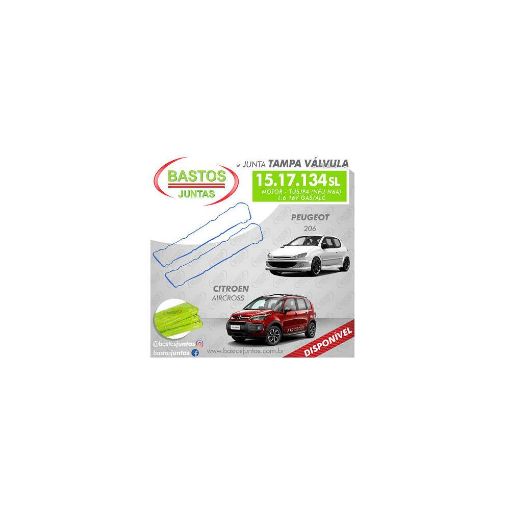 Imagem de JUNTA TAMPA VALVULA PEUGEOT 206 307 PARTNER 1.6 16V