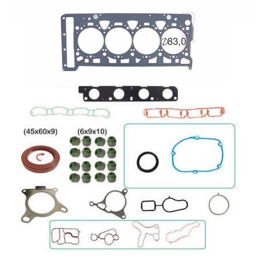 Imagem de JUNTA MOTOR VW TIGUAN 2.0 16V 09/