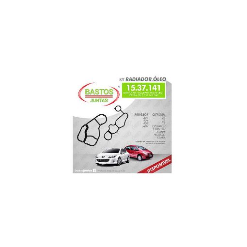 Imagem de KIT JUNTA RADIADOR OLEO PEUGEOT 307 406 407 607 2.0 16V EW10