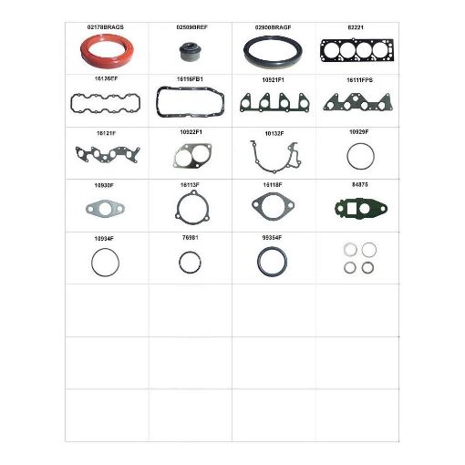 Imagem de JUNTA MOTOR GM MONZA 1.8 FII 87/ C/ RETENTORES