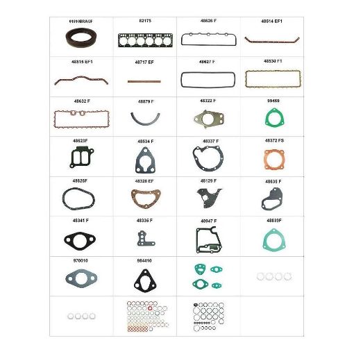 Imagem de JUNTA MOTOR MERCEDES OM 366 366A COM RETENTORES