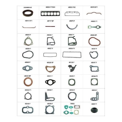 Imagem de JUNTA MOTOR MERCEDES OM 352 OM 352A COM RETENTORES